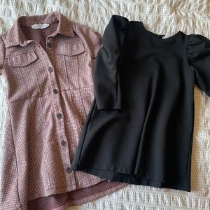 Two Zara dresses. Girls size 6